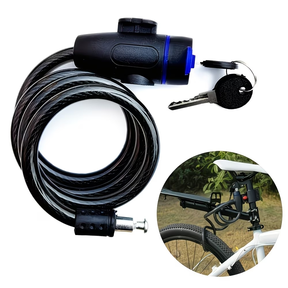 Heavy Equipment Keychain - Cable de Bloqueo para Bicicleta, Candado