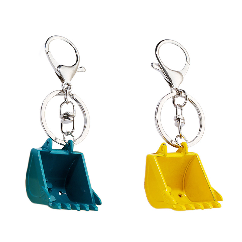 Heavy Equipment Key Ring - Llavero creativo de excavadora de Metal,