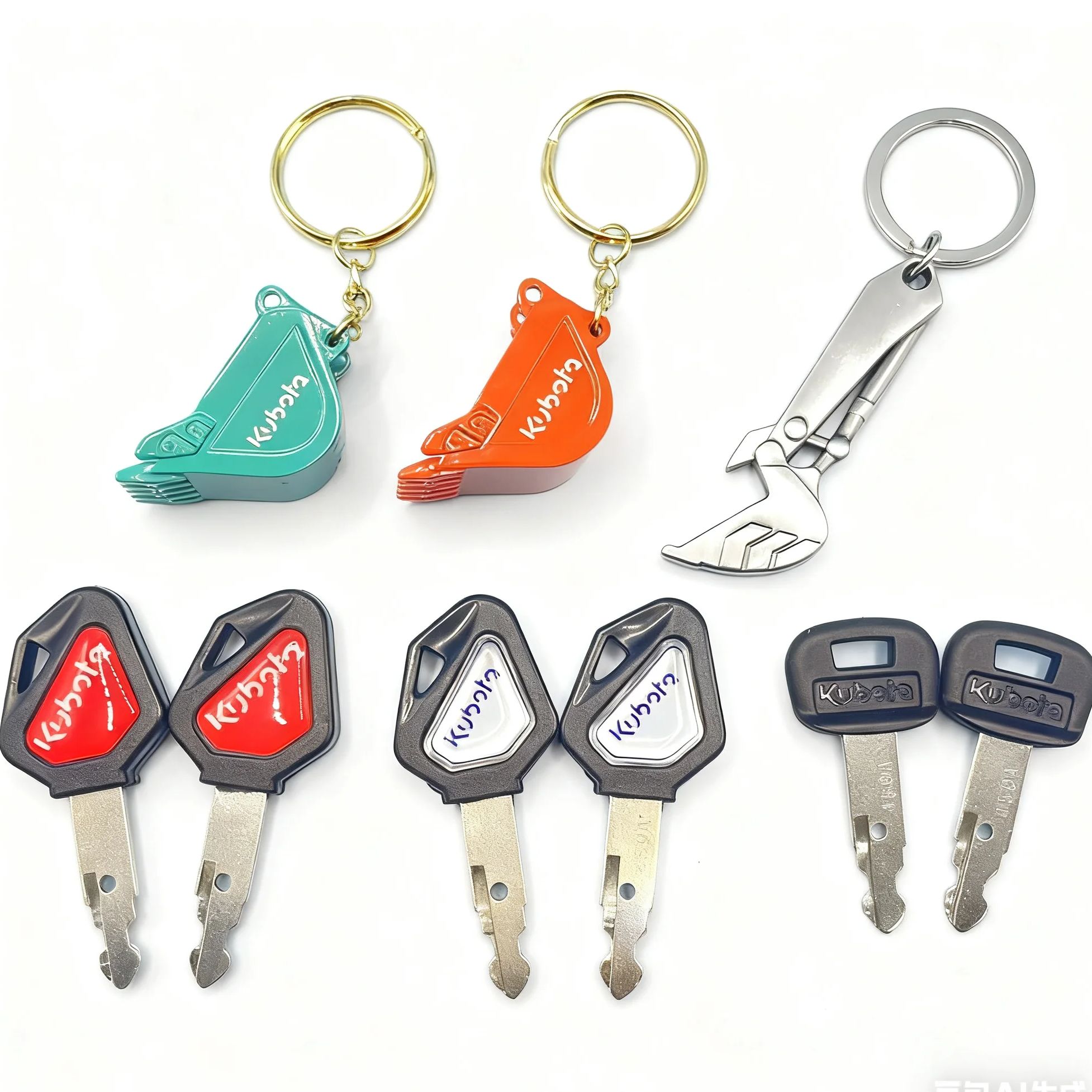 Heavy Equipment Keychain - 2 uds equipo pesado 459A llave