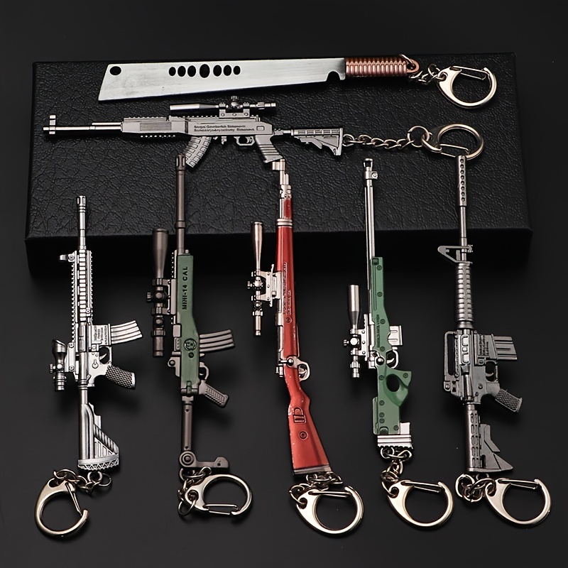Heavy Equipment Key Ring - 1 llavero de pistola de juguete,