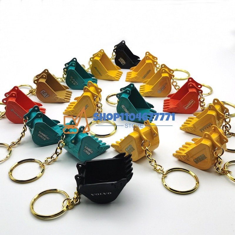 Heavy Equipment Key Ring - Con llavero de cucharón para Kobelco