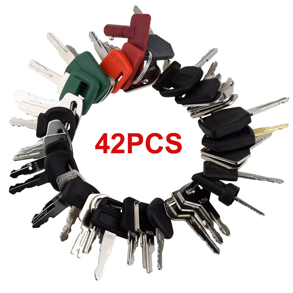 Heavy Equipment Key Ring - Llave de encendido de construcción de