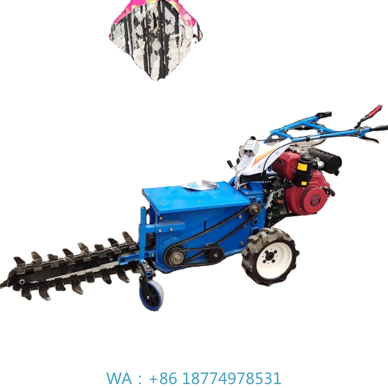 Trencher Machine Small - para zanje de cables Uso doméstico