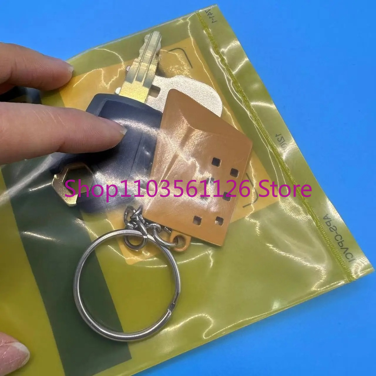 Heavy Equipment Keychain - Llavero 5P8500 8H5306 con diseño de