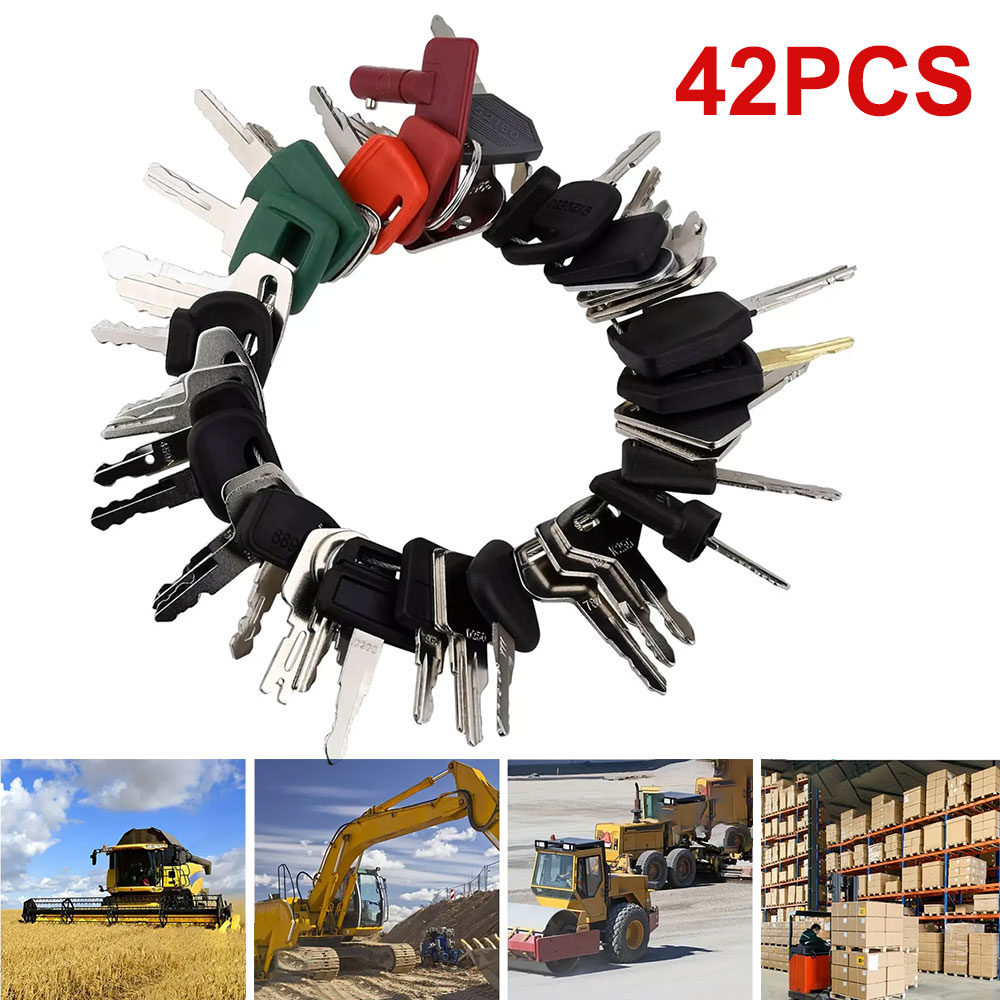 Heavy Equipment Key Ring - Juego de llaves para maquinaria de