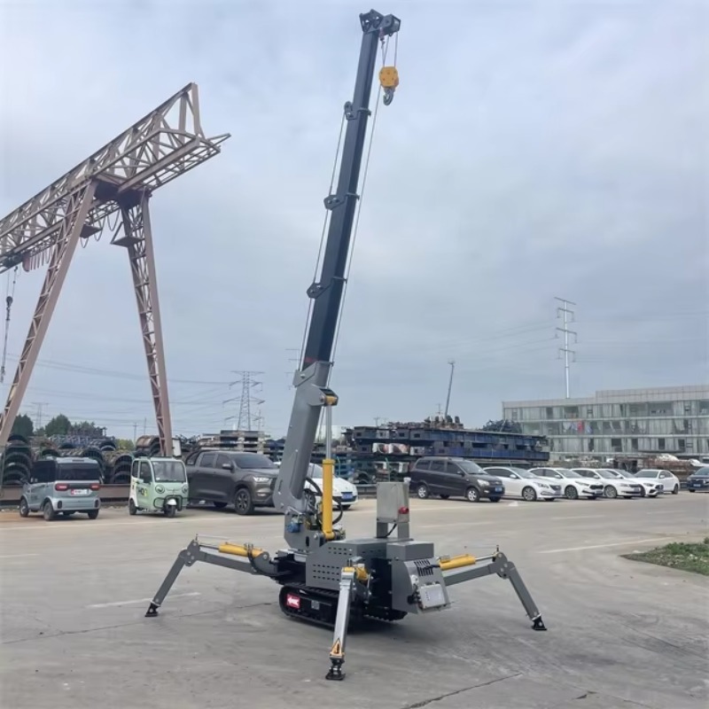 Heavy Equipment Crane - Mini Grúa Araña Compacta, Hidráulica, con