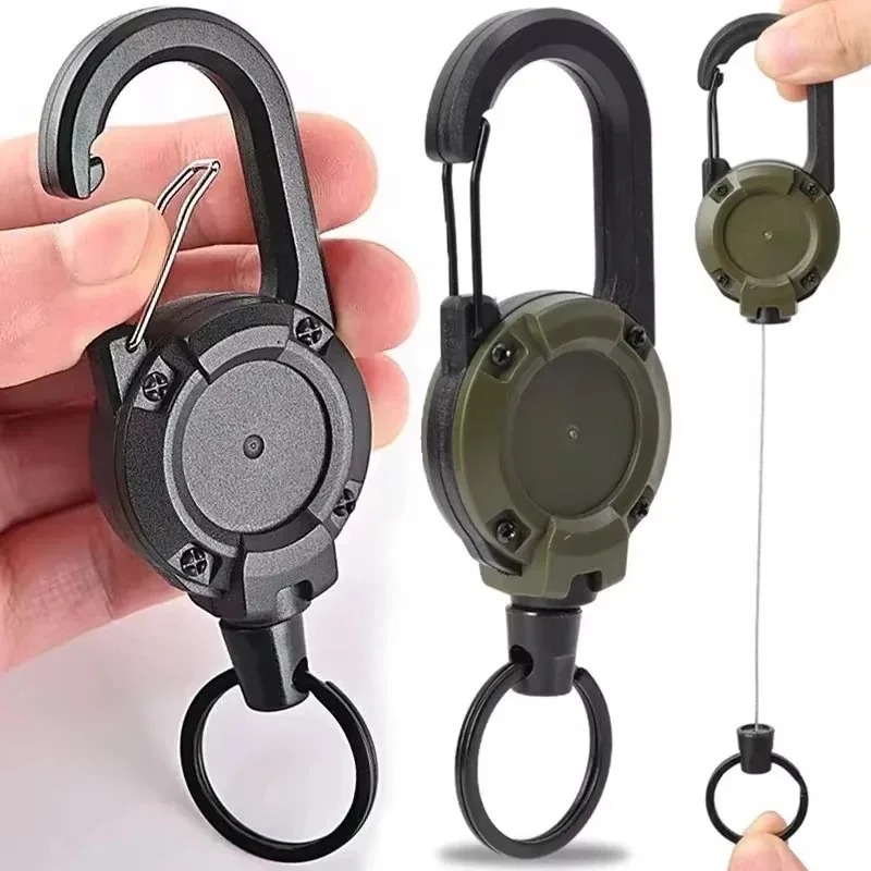 Heavy Equipment Keychain - Llavero retráctil de alta resistencia con