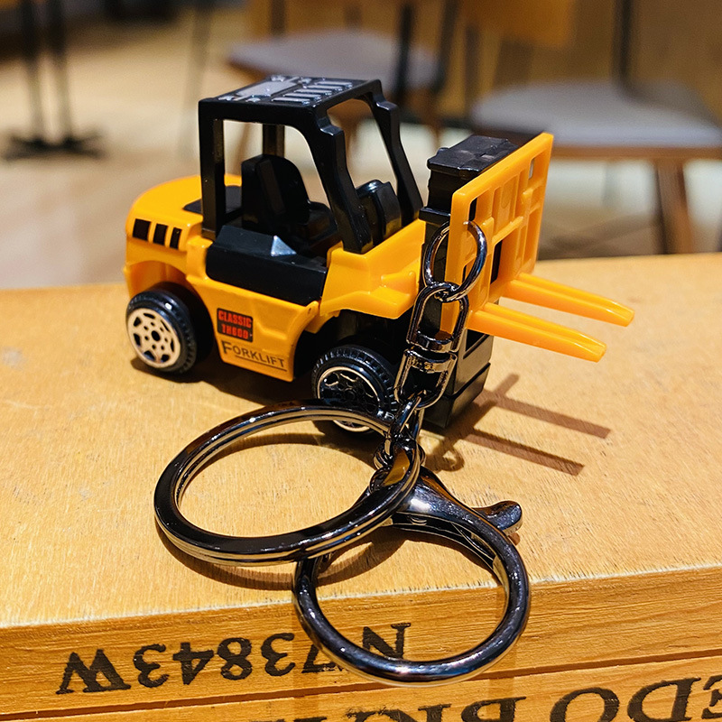 Heavy Equipment Key Ring - Mini llavero de excavadora, llavero ligero,
