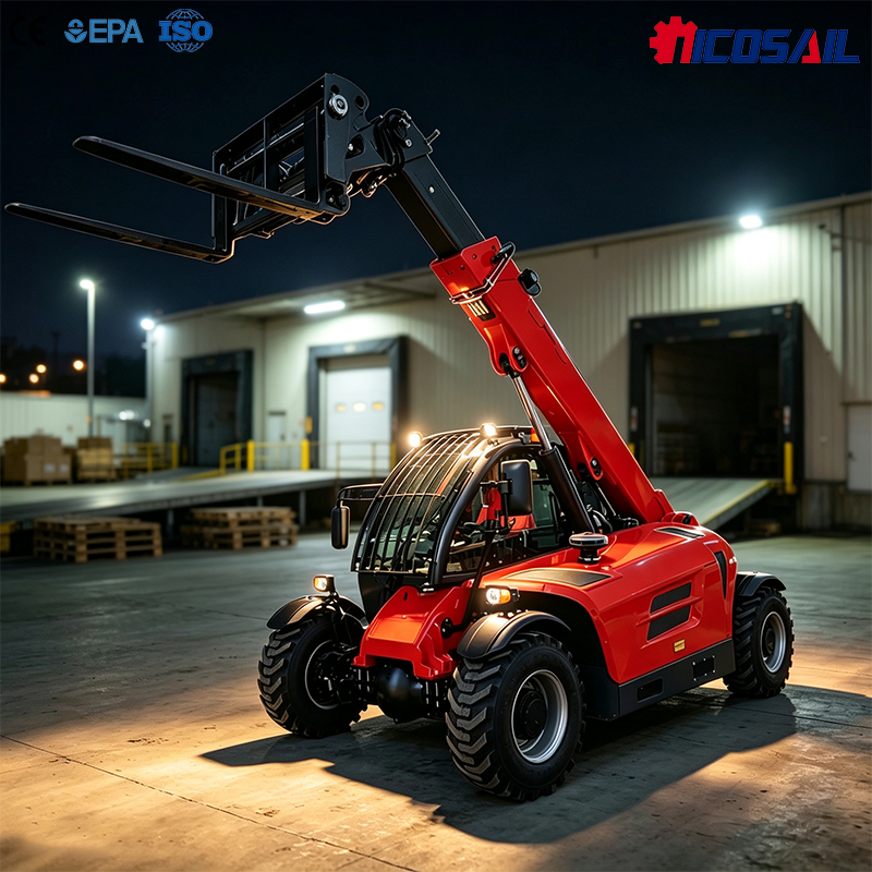 Heavy Equipment Business - Suministro de fábrica: Montacargas telescópico compacto