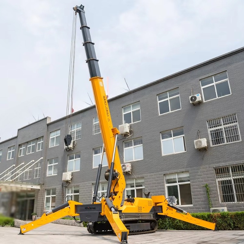 Mini Grúa Araña Compacta, Máqu - Heavy Equipment Crane reseña y precio
