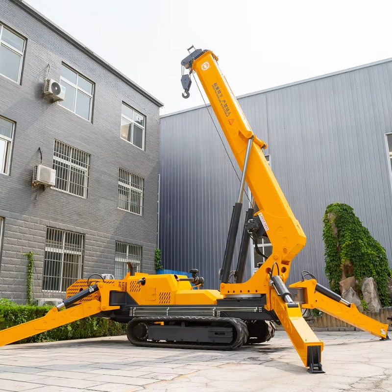Mini Grúa Araña Compacta, Máqu - Heavy Equipment Crane reseña y precio