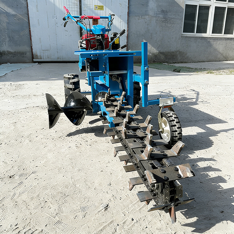 Zanjadora de cadena, excavador - Trencher Machine Small reseña y precio
