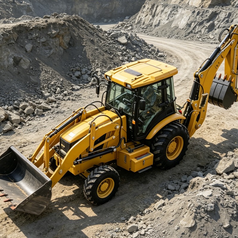 Retroexcavadora de Grado Indus - Heavy Equipment Work reseña y precio