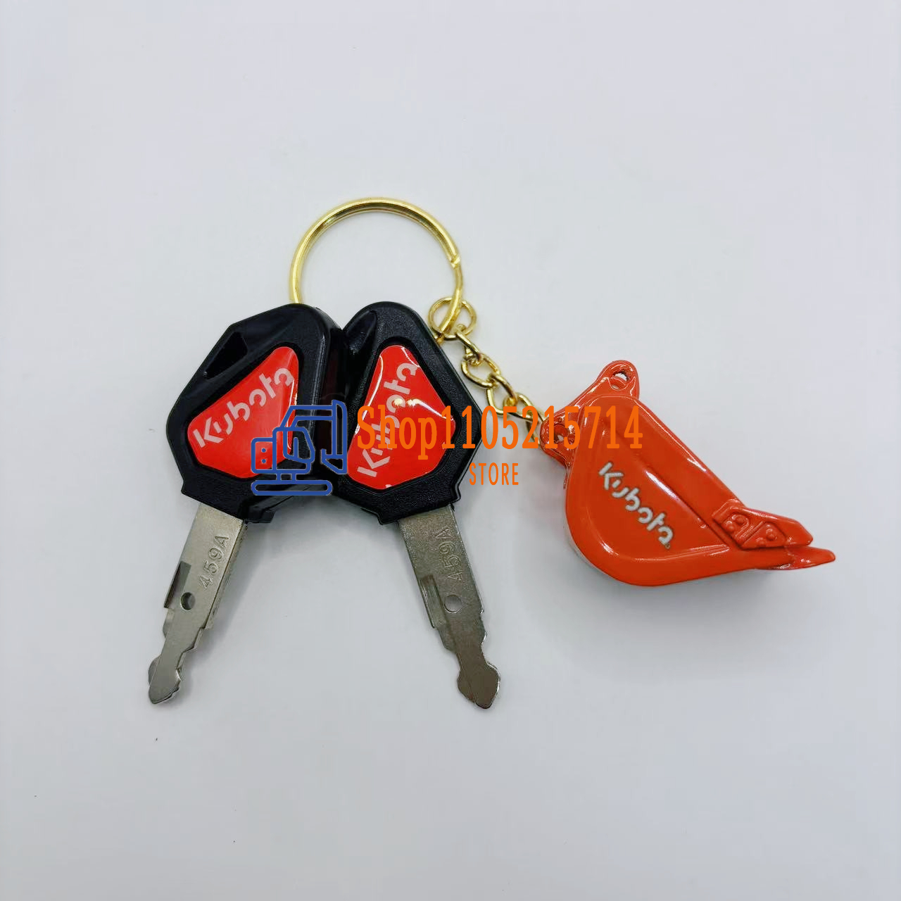 2 uds equipo pesado 459A llave - Heavy Equipment Keychain reseña y precio