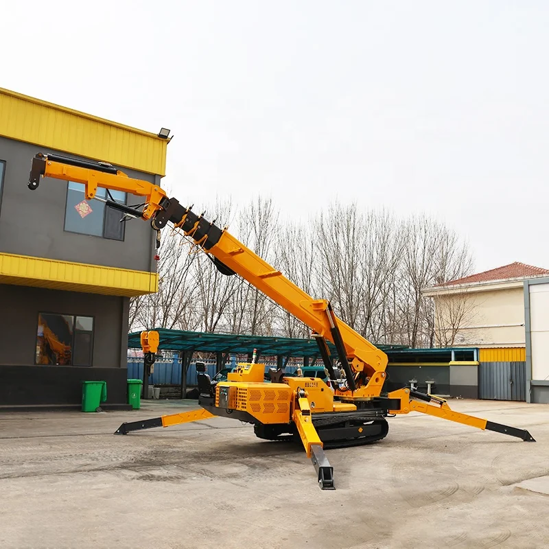 Grúa Araña Móvil Pequeña de 5, - Heavy Equipment Crane reseña y precio