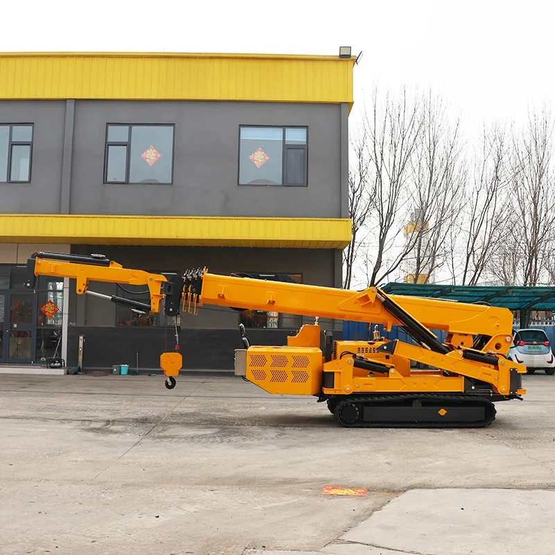 Grúa Araña Móvil Pequeña de 5, - Heavy Equipment Crane reseña y precio