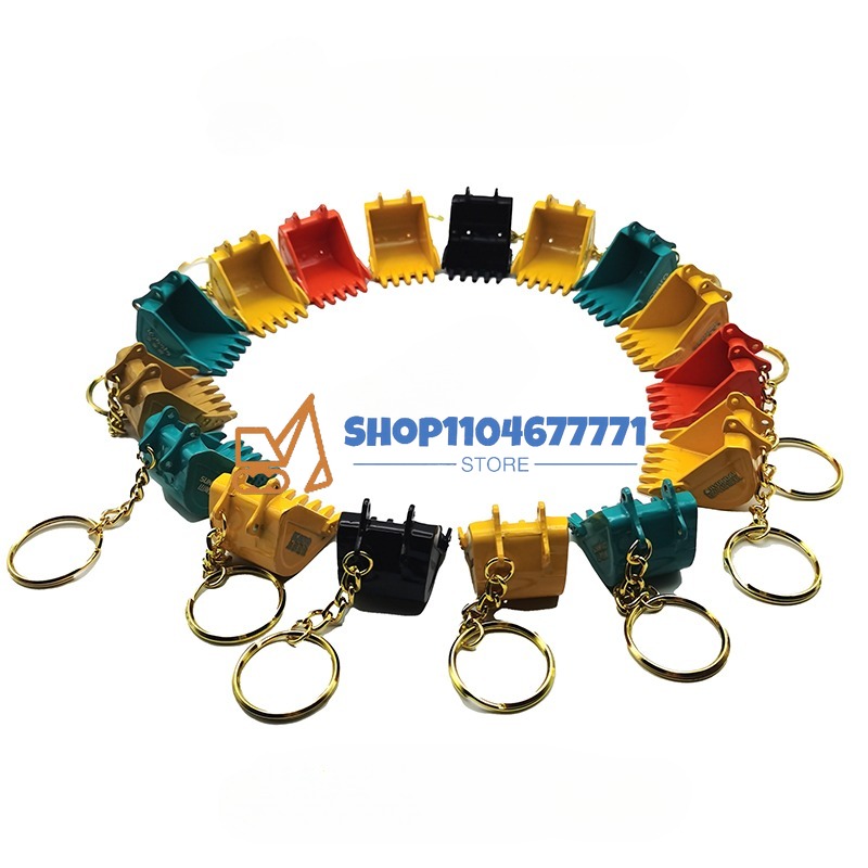 Con llavero de cucharón para K - Heavy Equipment Key Ring reseña y precio