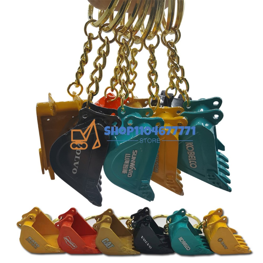 Con llavero de cucharón para K - Heavy Equipment Key Ring reseña y precio