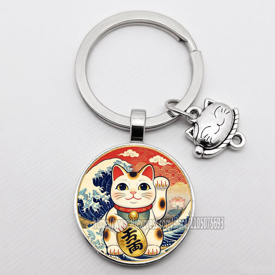 Llavero de Gato de la Suerte d - Heavy Equipment Keychain reseña y precio
