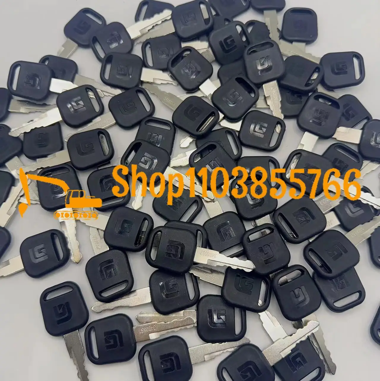 2 Llaves Nuevas 34B0557 con Ll - Heavy Equipment Keychain reseña y precio