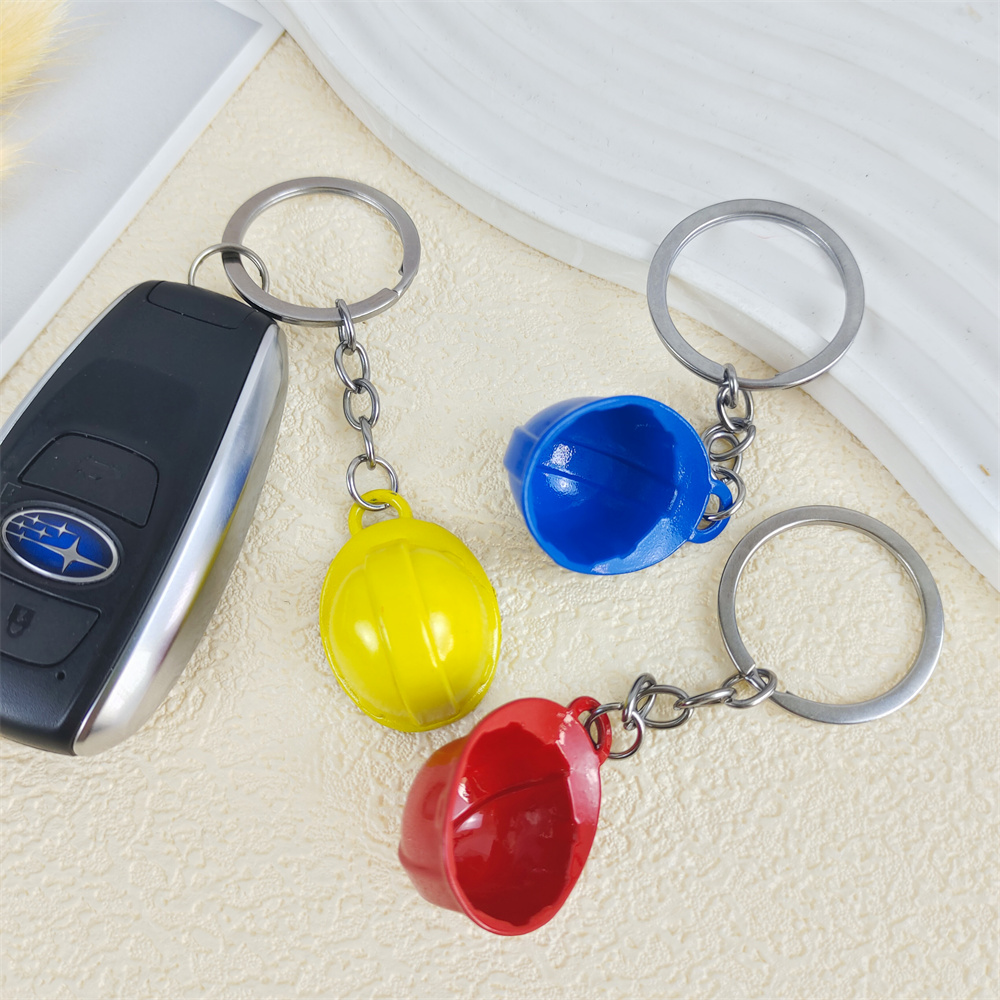 LLavero de sombrero de segurid - Heavy Equipment Keychain reseña y precio