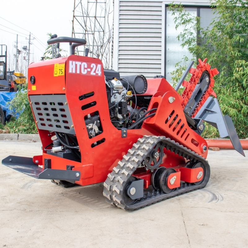 Zanjadora de orugas de goma, m - Trencher Machine Small reseña y precio