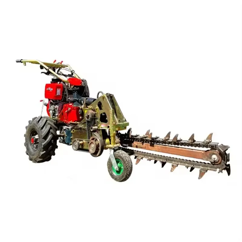 Miniexcavadora de cadena doble - Trencher Machine Small reseña y precio