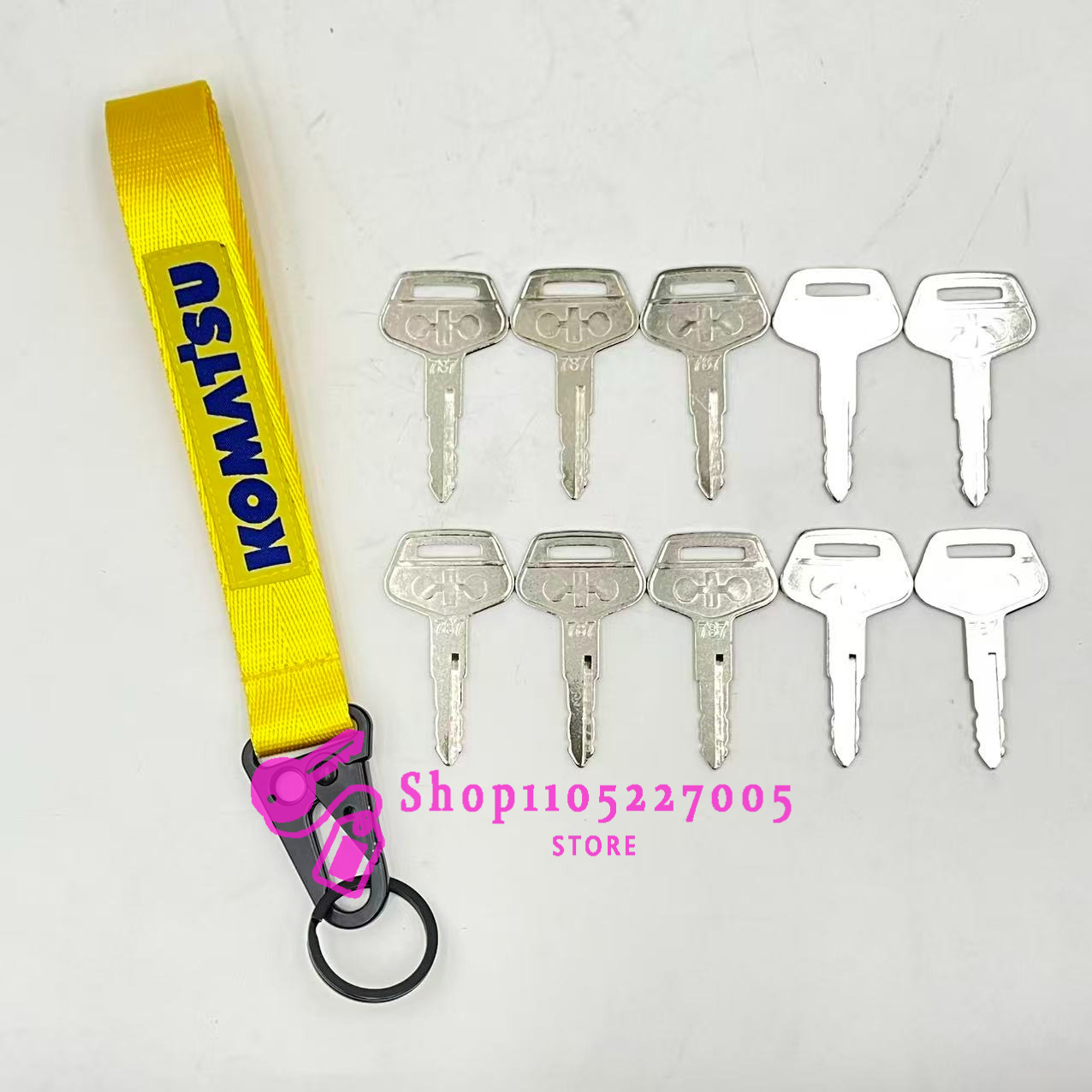 2/5/10PCS Llavero 787 para equ - Heavy Equipment Key Ring reseña y precio