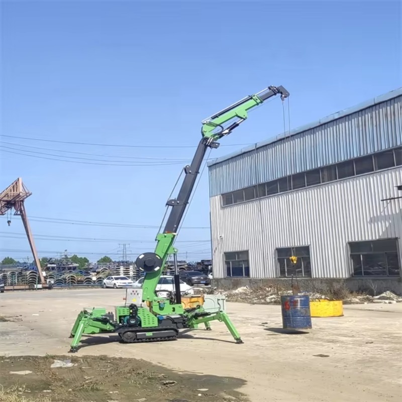 Mini Grúa Araña Compacta, Hidr - Heavy Equipment Crane reseña y precio