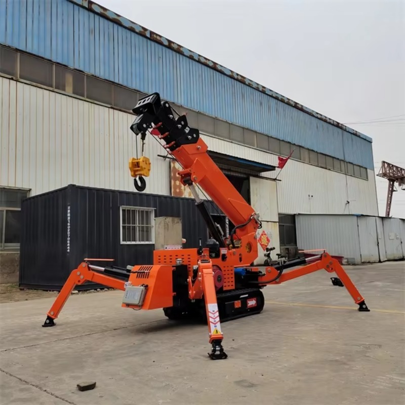 Mini Grúa Araña Compacta, Hidr - Heavy Equipment Crane reseña y precio