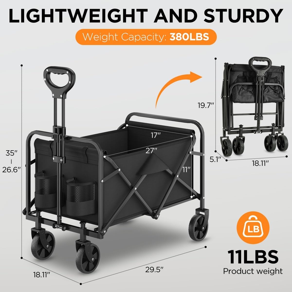 Carrito Plegable Todoterreno d - Heavy Equipment Yard reseña y precio