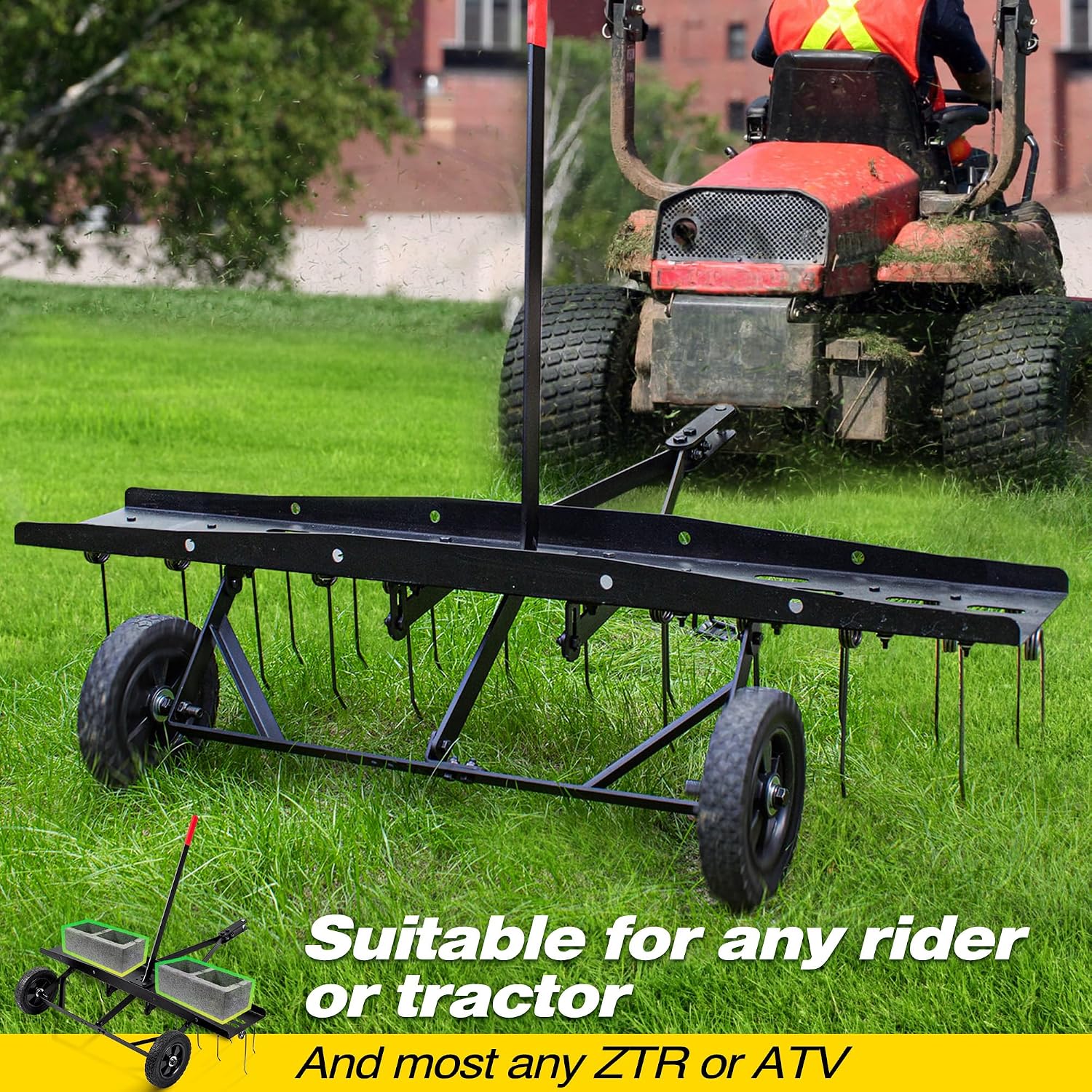 Rastrillo Desbrozador de Céspe - Heavy Equipment Attachments reseña y precio