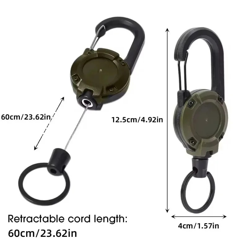 Llavero retráctil de alta resi - Heavy Equipment Keychain reseña y precio