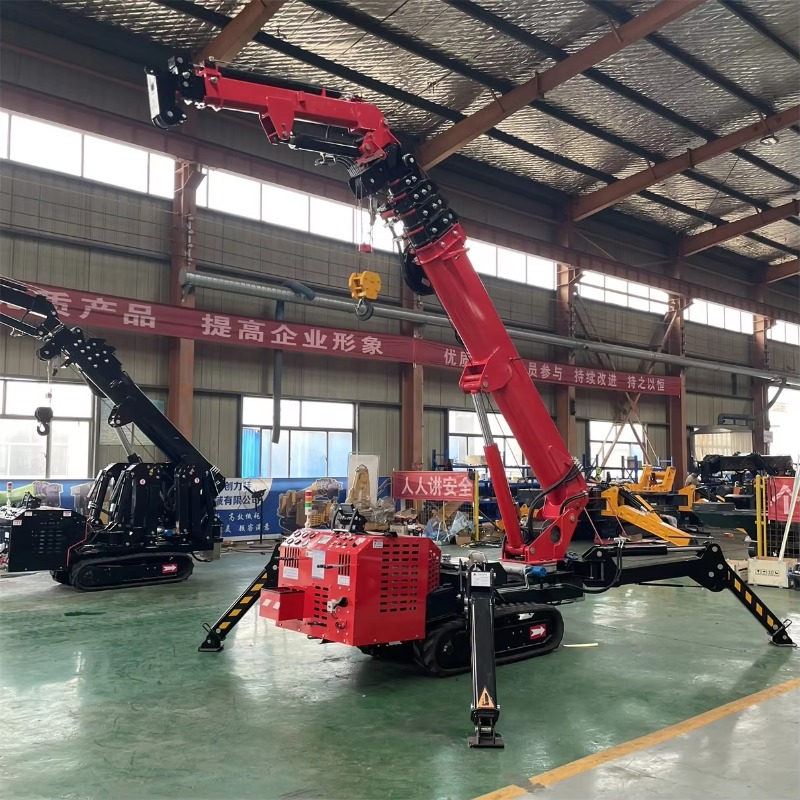 Mini Grúa Araña Compacta, Hidr - Heavy Equipment Crane reseña y precio