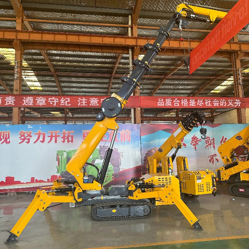 Mini Grúa Araña Compacta, Hidr - Heavy Equipment Crane reseña y precio