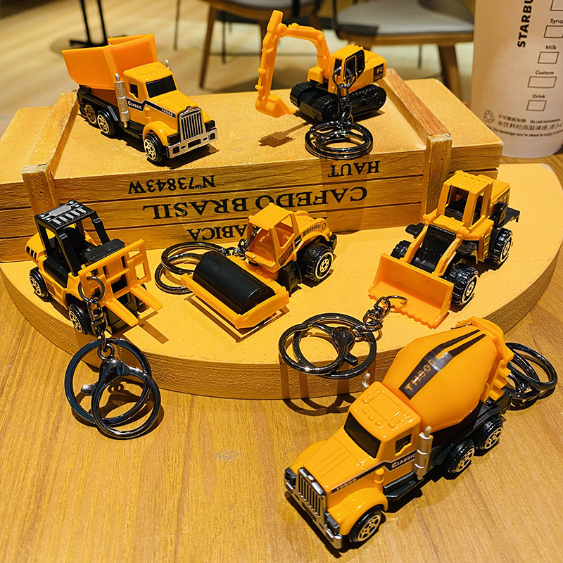 Mini llavero de excavadora, ll - Heavy Equipment Key Ring reseña y precio