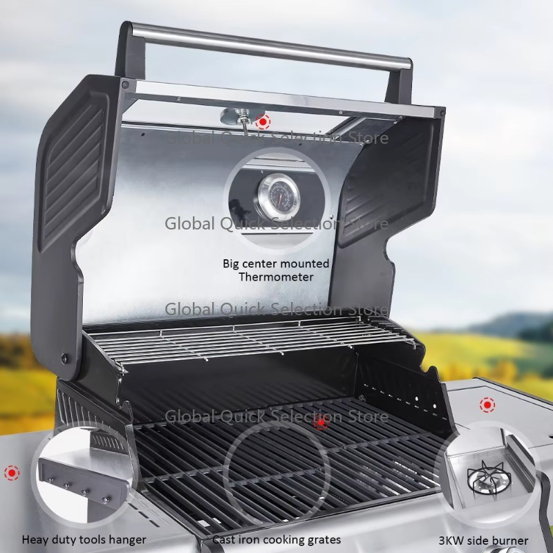 Parrilla de Gas para Barbacoa  - Heavy Equipment Business reseña y precio