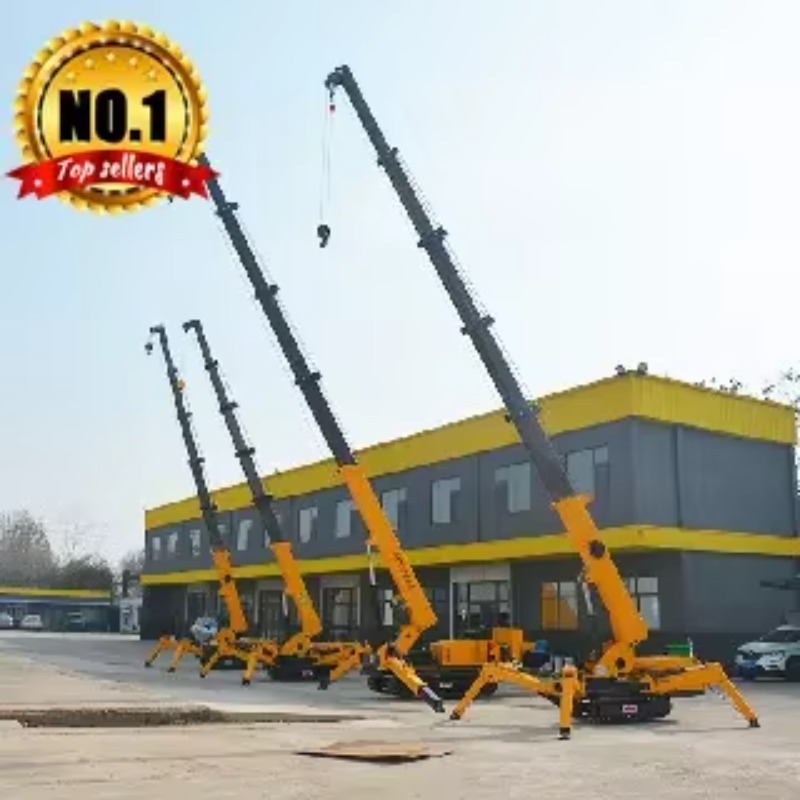 Grúa Araña Hidráulica de 8T, M - Heavy Equipment Crane reseña y precio