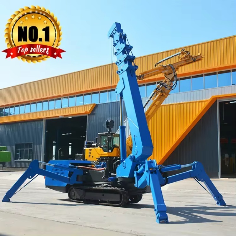 Grúa Araña Hidráulica de 8T, M - Heavy Equipment Crane reseña y precio