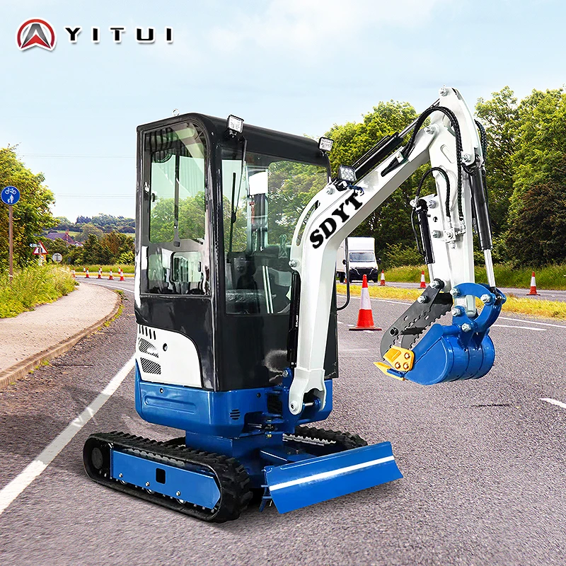 Excavadora de orugas hidráulic - Trencher Machine Small reseña y precio
